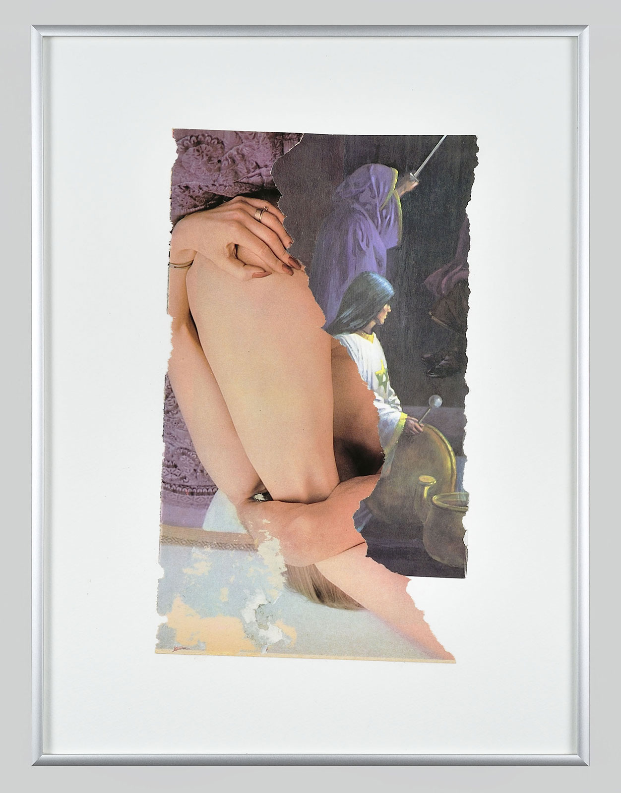 A Tortuous Path To You ( It Was Not Meant To Lead To You
(32 cm x 42,5 cm), collage on paper, 2014 