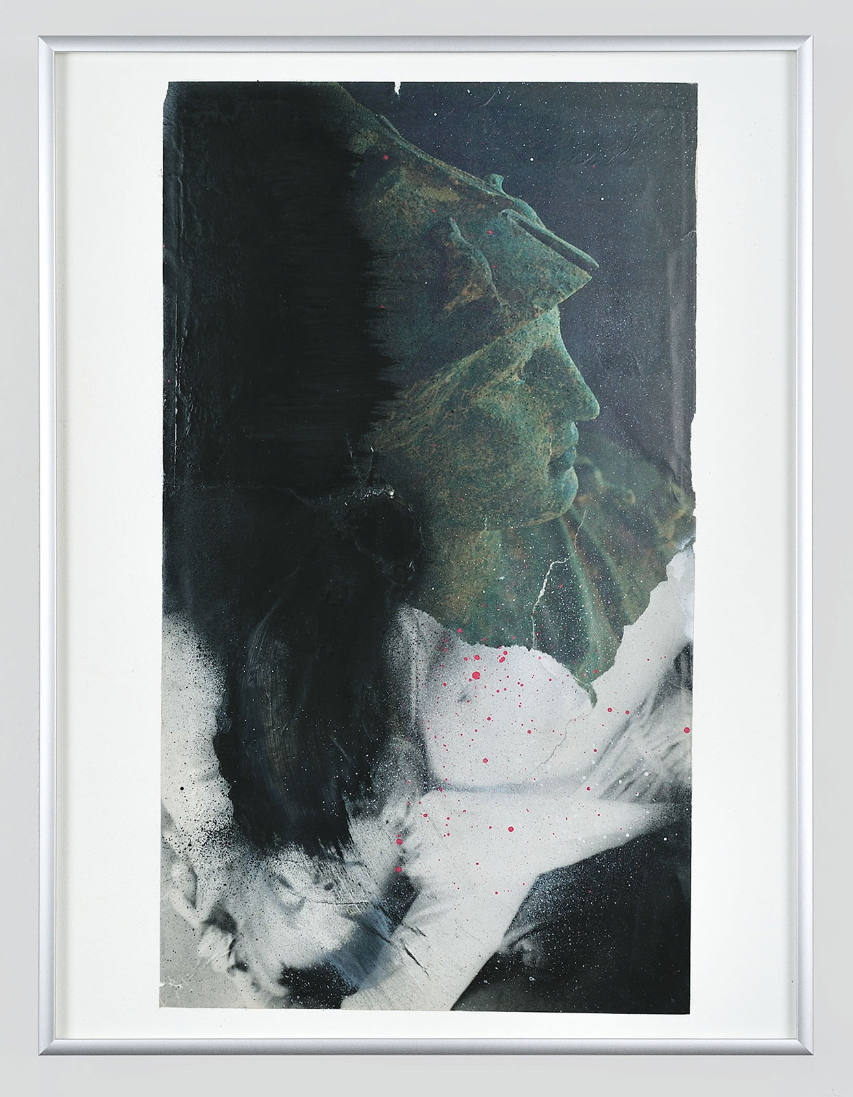 The Loneliest Soul
(32 cm x 42,5 cm), collage, acrylic on paper, 2014 