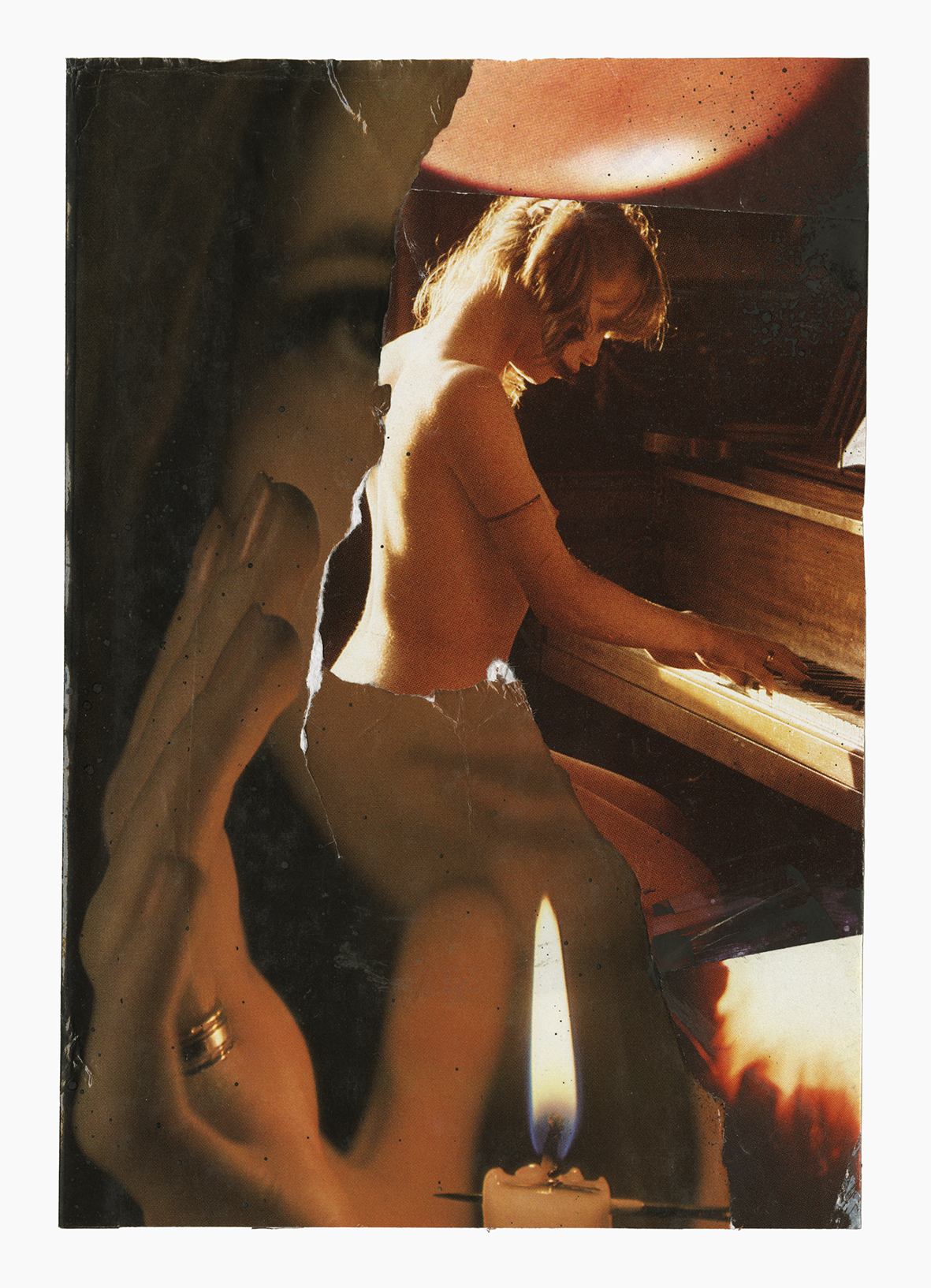 Untitled
(15 cm x 21 cm), collage, acrylic on paper, 2020 