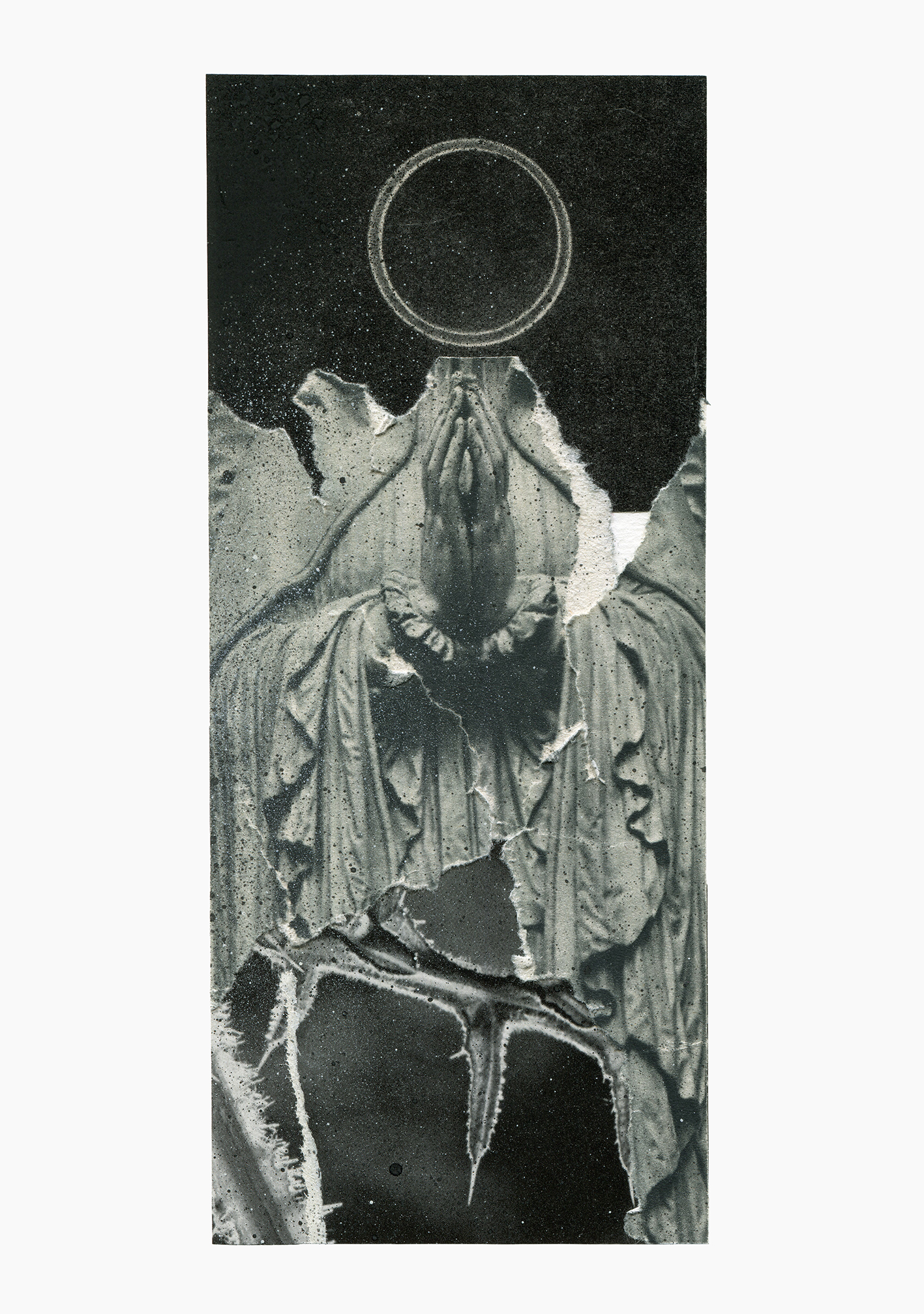 Inner Galaxies series
(15 cm x 21 cm), collage, acrylic on paper, 2021 