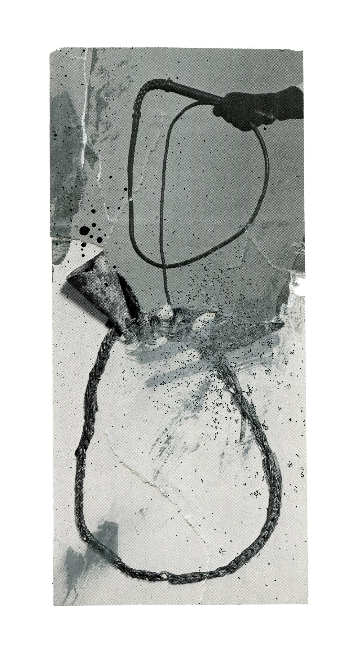 Untitled
(15 cm x 23 cm), collage, silver leaf, glitter, acrylic on paper, 2020 