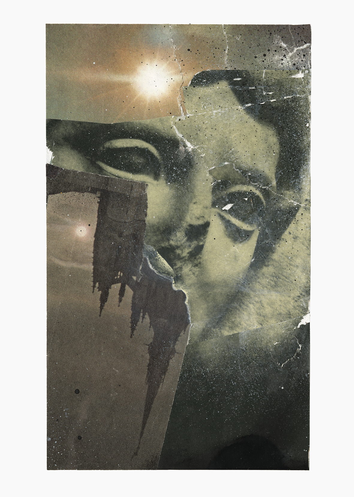 Untitled
(15 cm x 21 cm), collage, acrylic on paper, 2020 