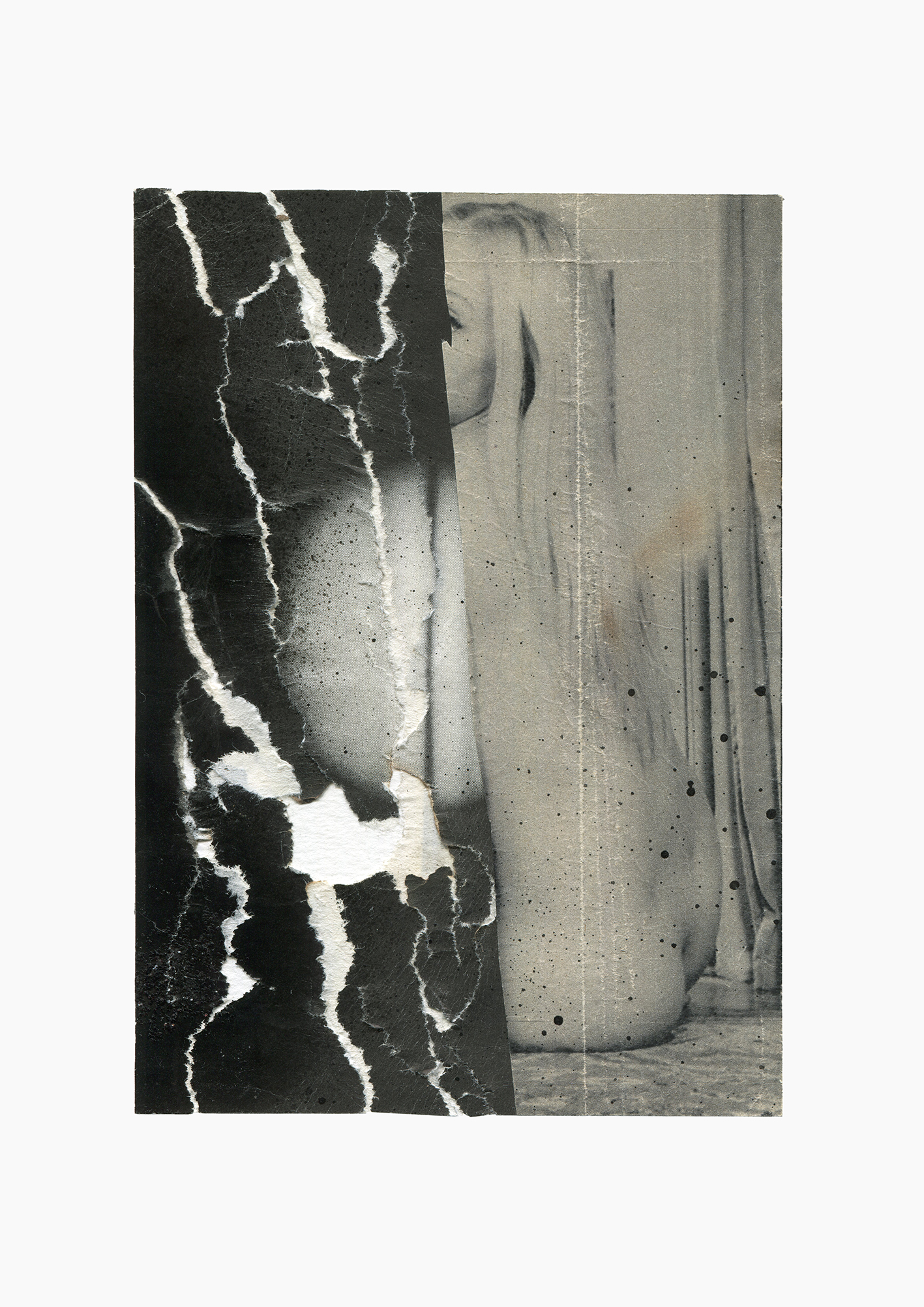 Inner Galaxies series
(15 cm x 21 cm), collage, acrylic on paper, 2021 