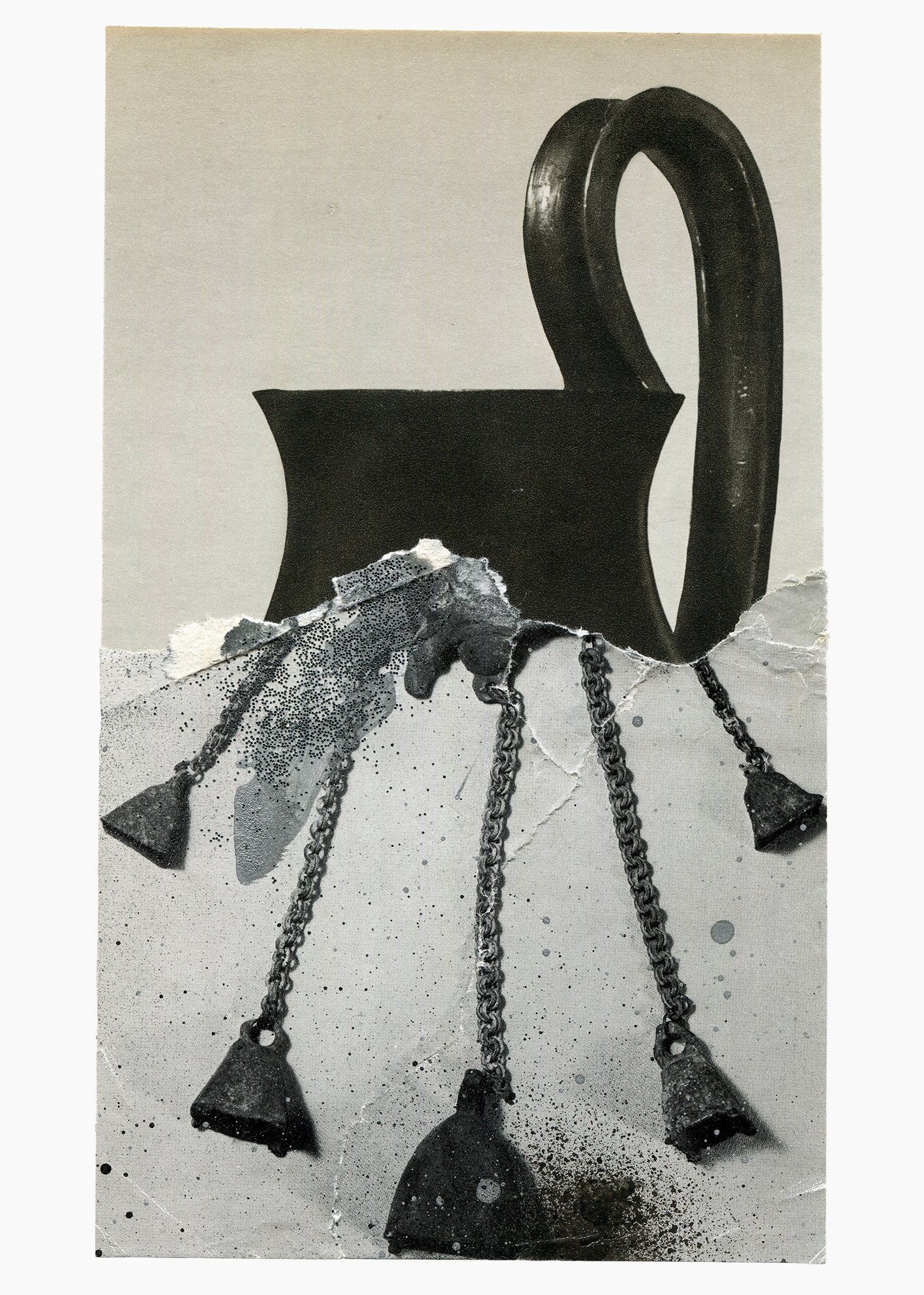 Untitled
(15 cm x 21 cm), collage, glitter, acrylic on paper, 2020 