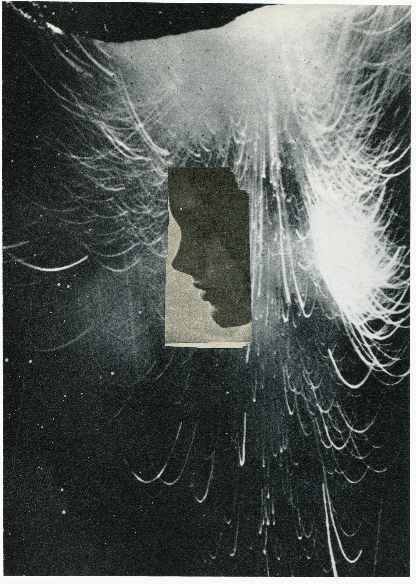 Inner Galaxies series
(15 cm x 21 cm), collage, acrylic on paper, 2021 