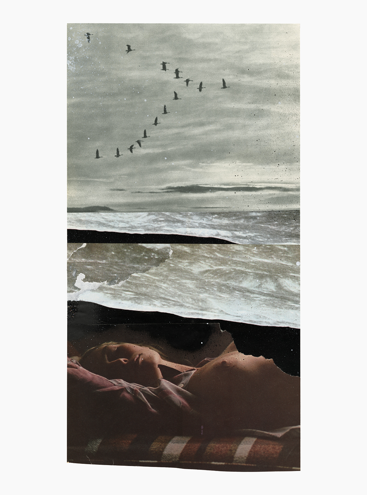 Inner Galaxies series
(30,5 cm x 41 cm), collage, acrylic on paper, 2021 