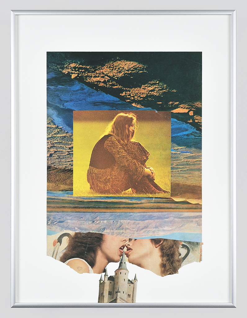 Kiss #2 (pack up yr youth, today to die
(32 cm x 42,5 cm), collage on paper, 2014 