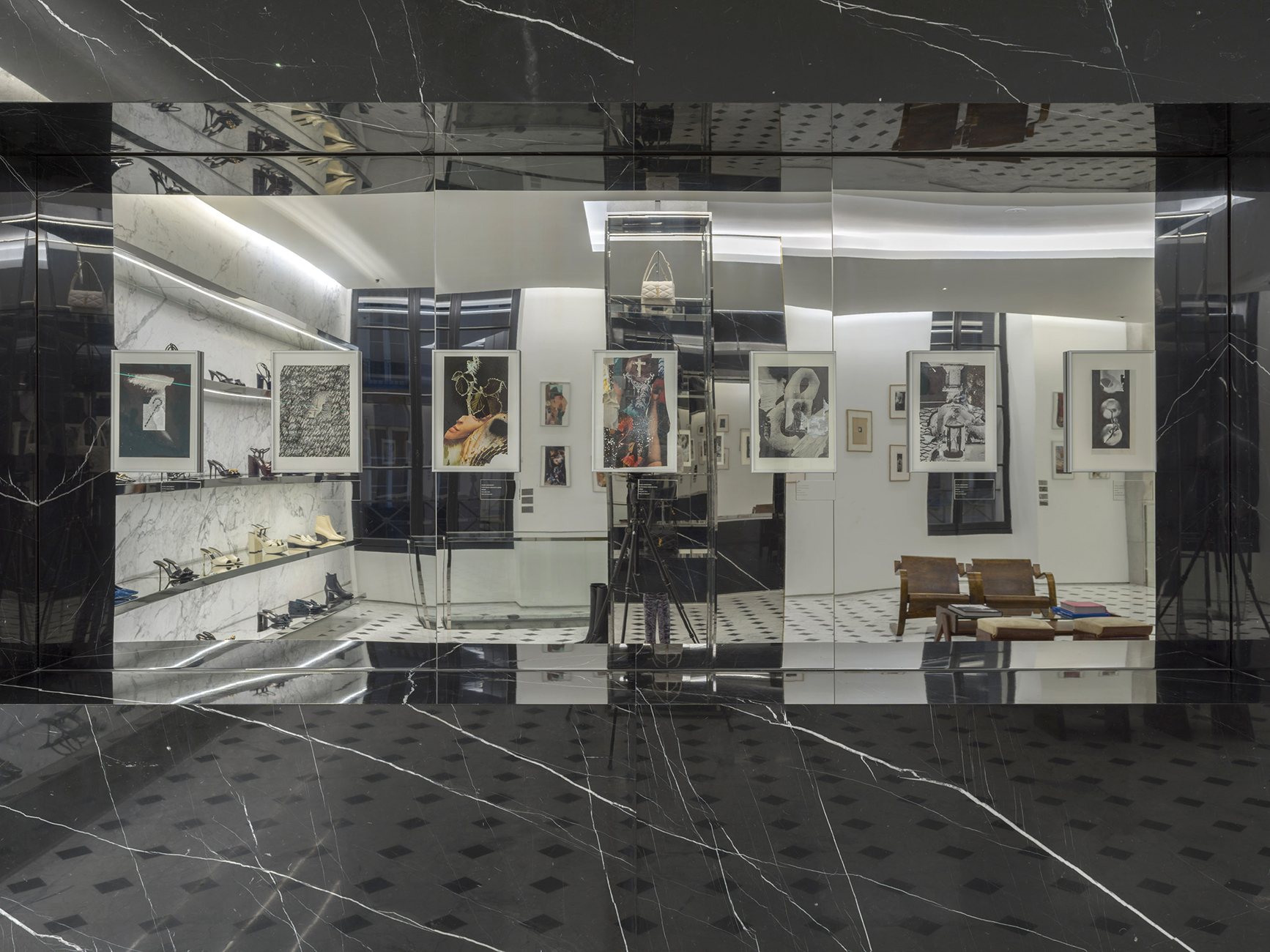 Saint Laurent x Julien Langendorff
installation view, Saint Laurent, Paris, 2022
 